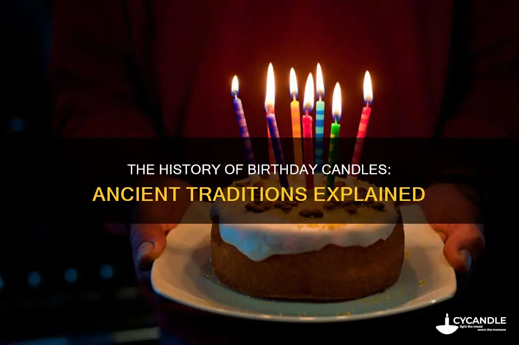 where did the birthday candle trdadition start