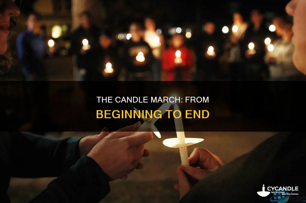 where did the candle march start and end