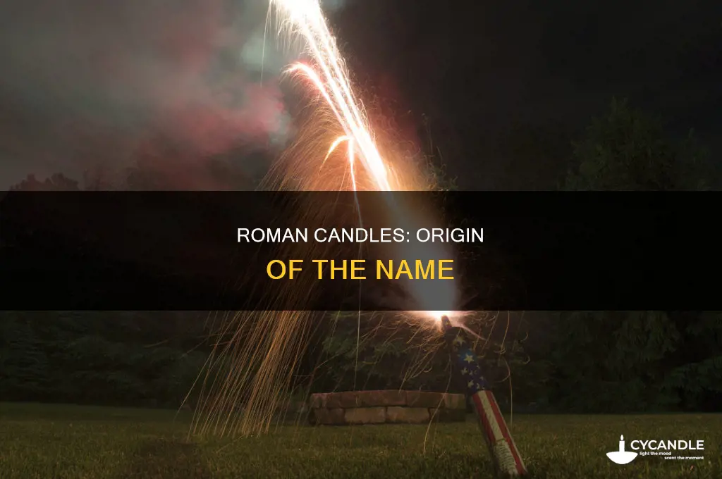 where did the name roman candle come from