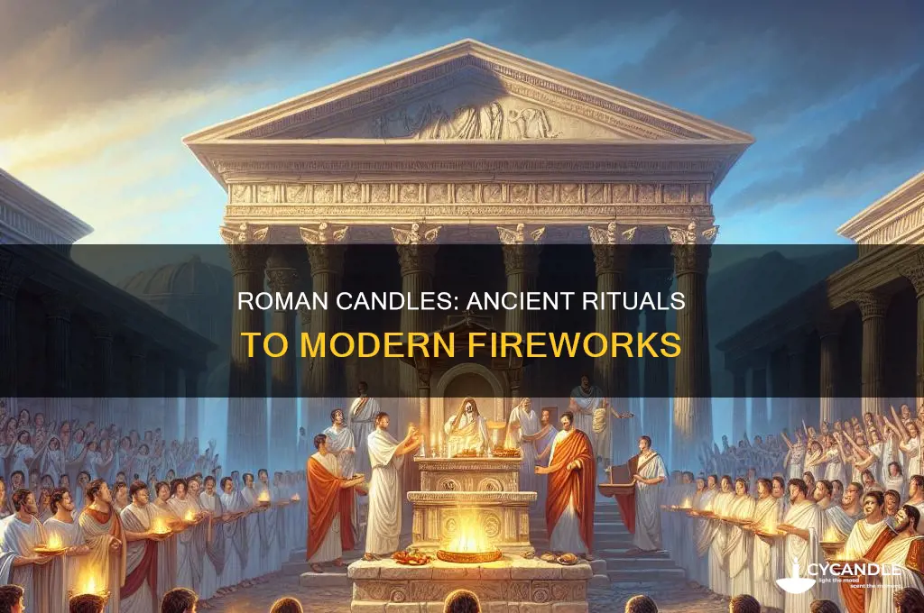 where did the reference roman candle originate
