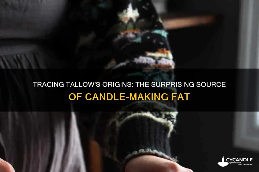 where did the tallow come from to make candles
