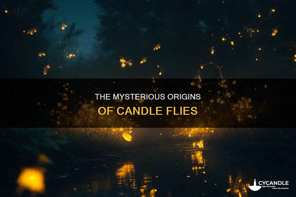 where do candle flies come from