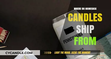 Homesick Candles: Where Do They Ship From?