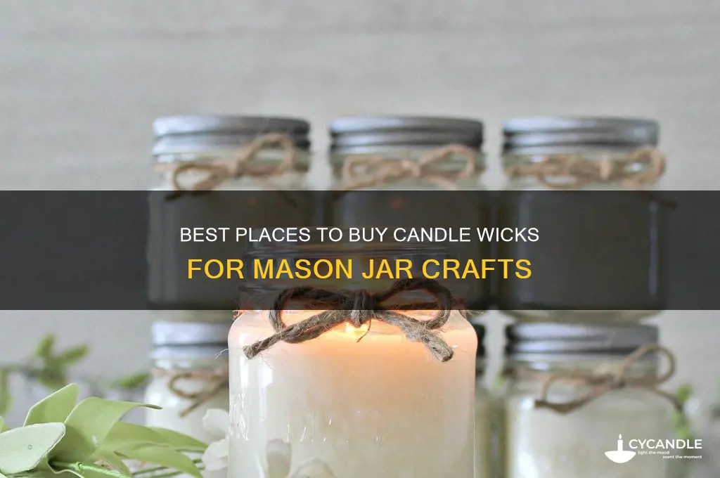 where do i buy candle wicks for mason jars
