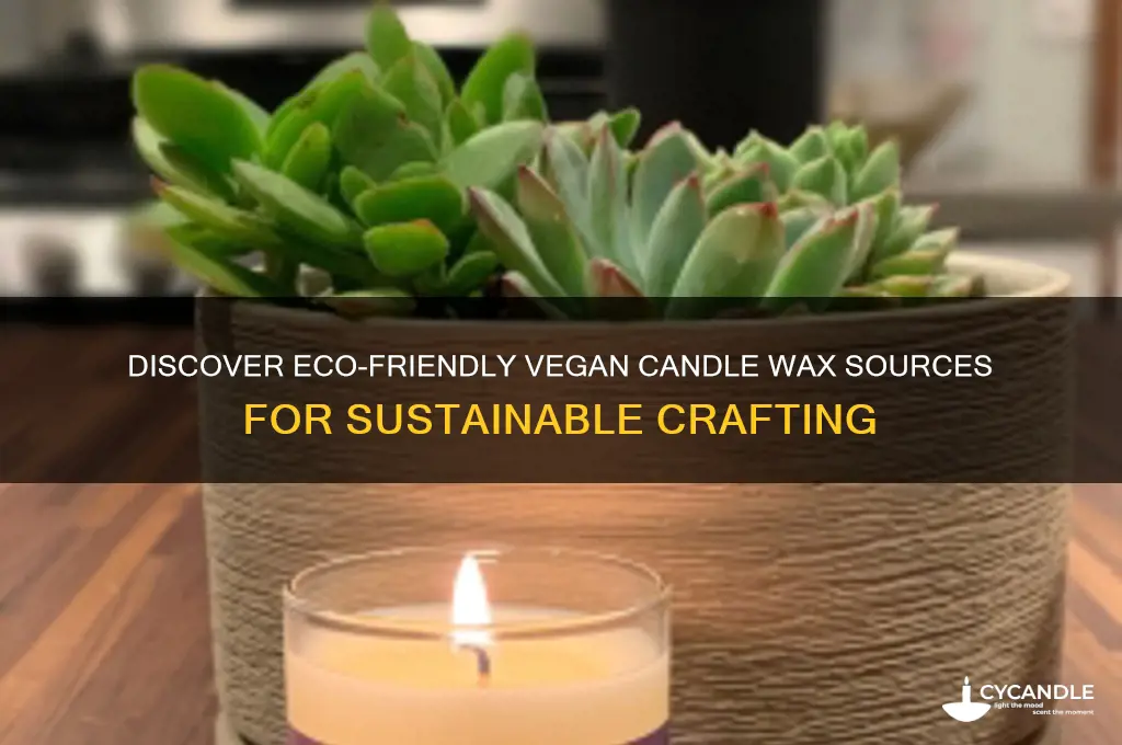where do i find vegan candle wax