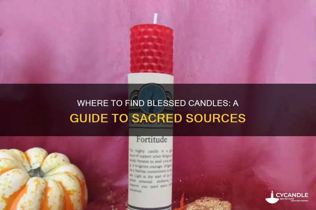 where do i get blessed candles