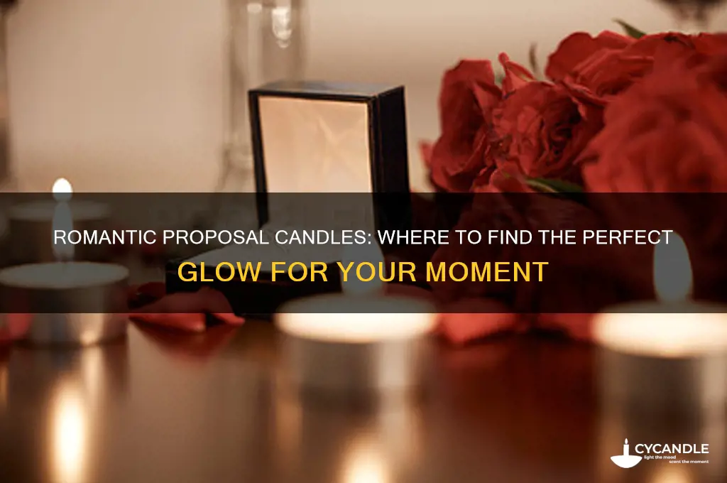 where do i get candles for my proposal