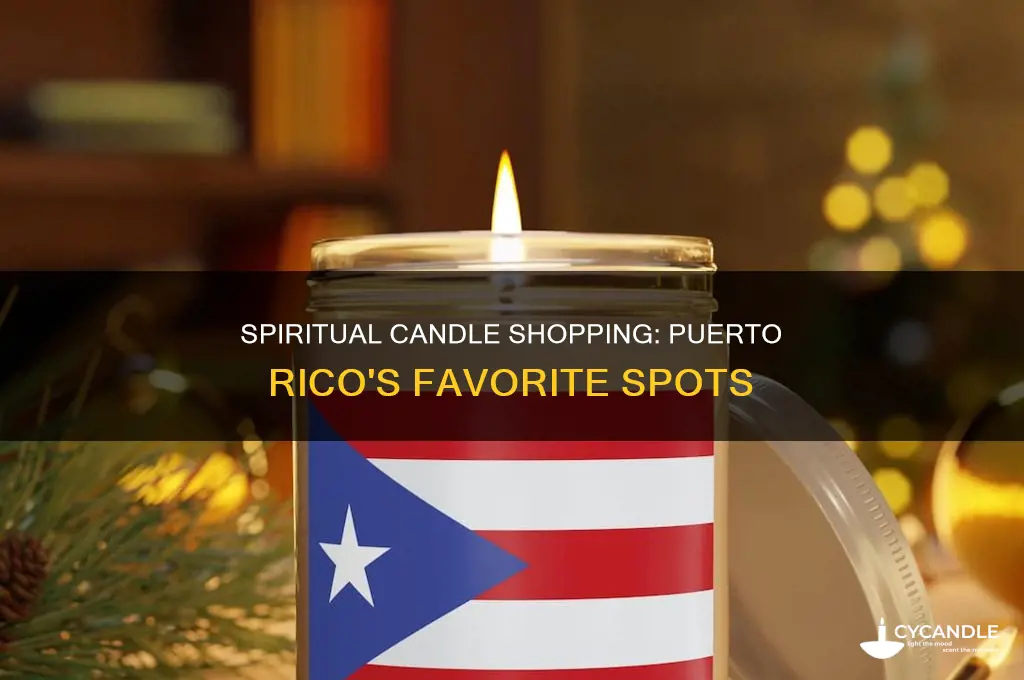 where do puerto ricans purchase religious candles from
