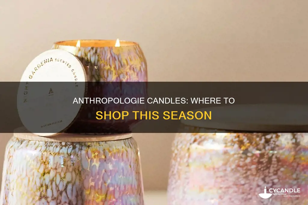 where do they sell anthropologie candles