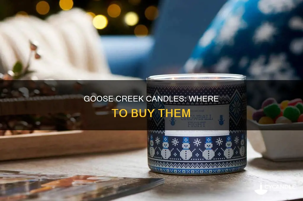 where do they sell goose creek candles