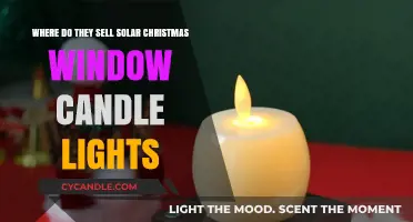 Where to Buy Solar Christmas Window Candle Lights: A Guide
