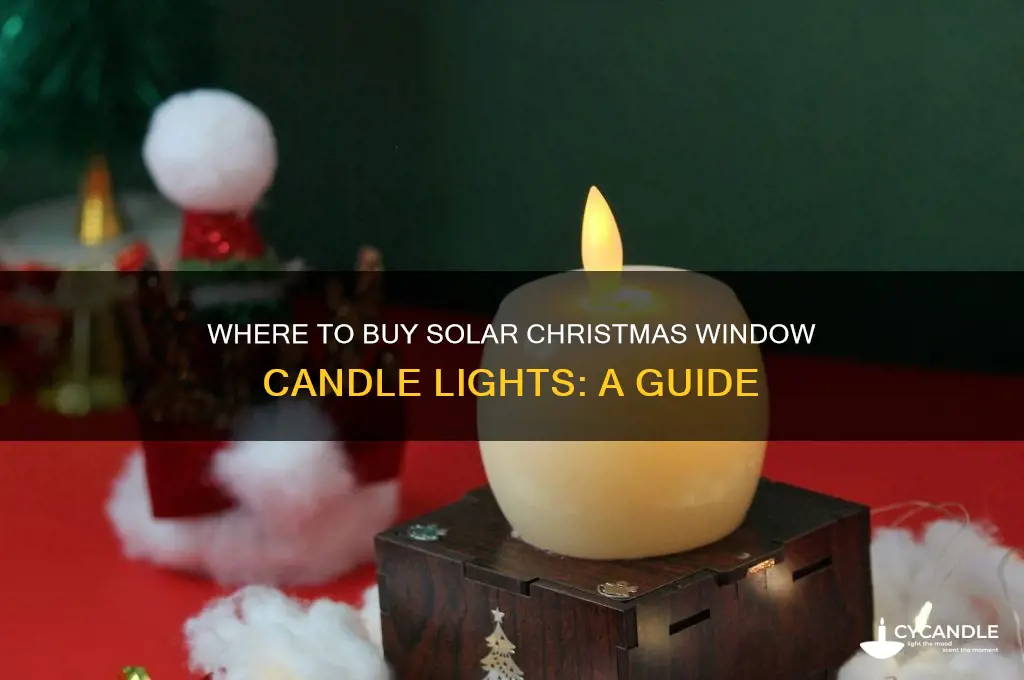 where do they sell solar christmas window candle lights