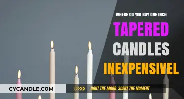 Affordable One-Inch Tapered Candles: Best Budget-Friendly Shopping Spots