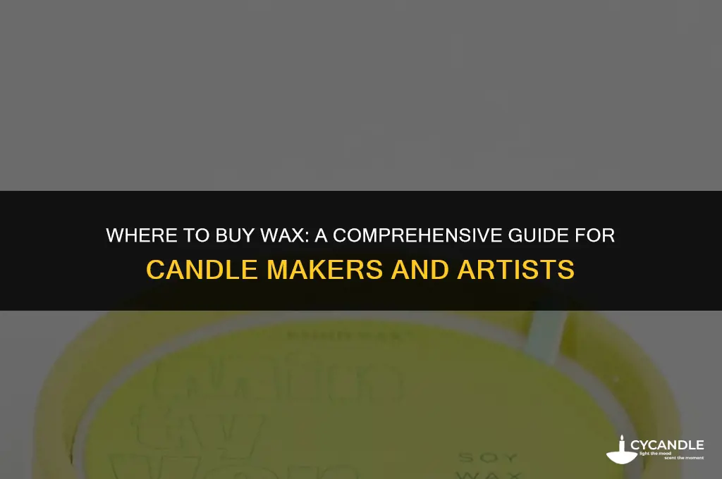 where do you buy wax