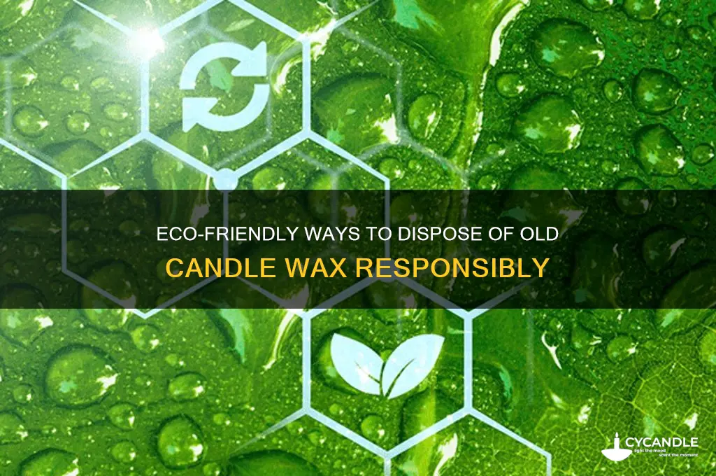 where do you dump old candle wax