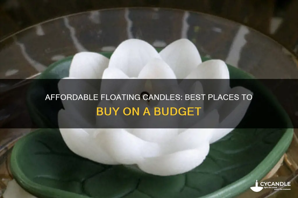 where do you get cheap floating candles