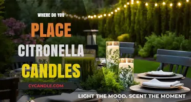 Effective Citronella Candle Placement for a Pest-Free Space