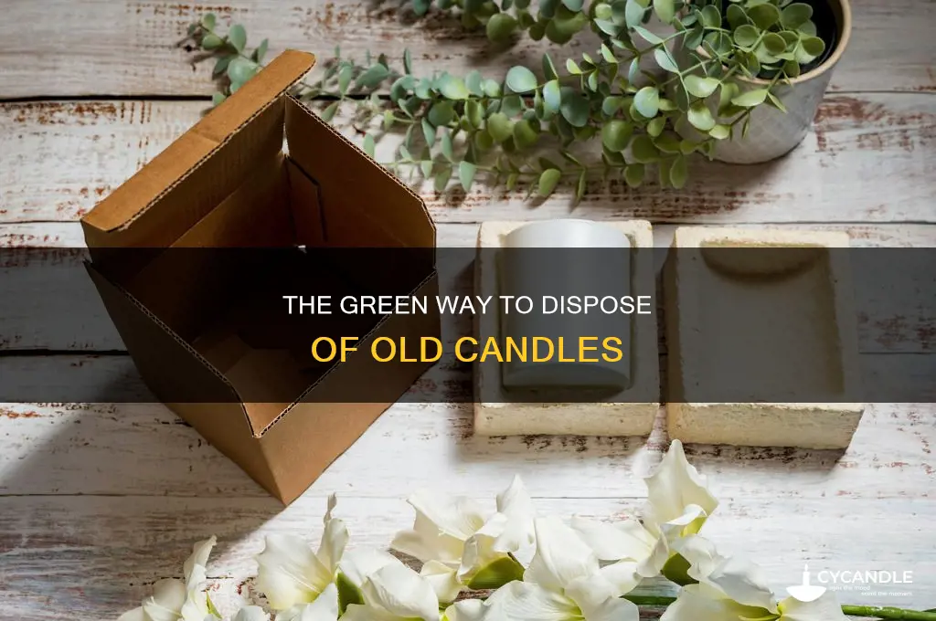 where do you throw away candles