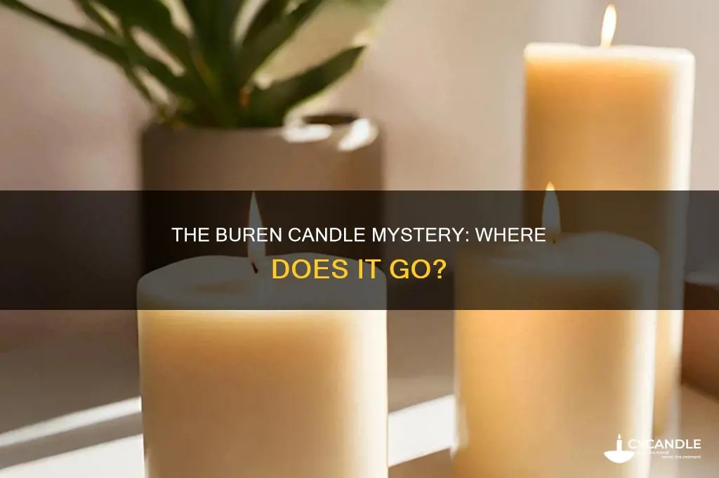 where does the burend candle go