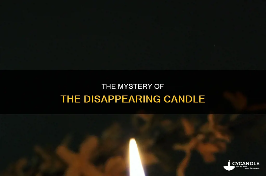 where does the candle go