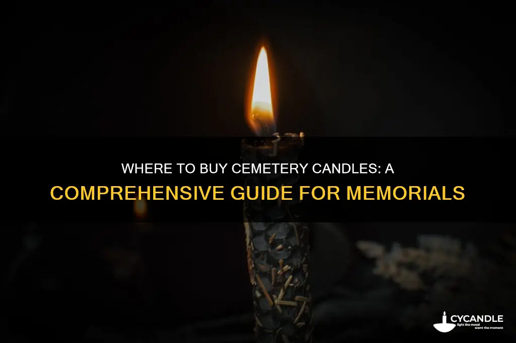 where i buy candle for cementery