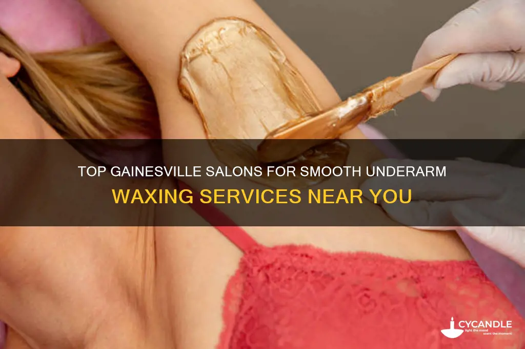 where in gainesville can i get my underarms waxed