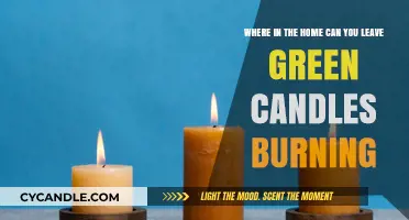 Safe Spaces for Green Candles: Ideal Home Locations for Burning