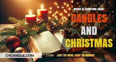 Christmas Candles: Biblical Scripture Explained