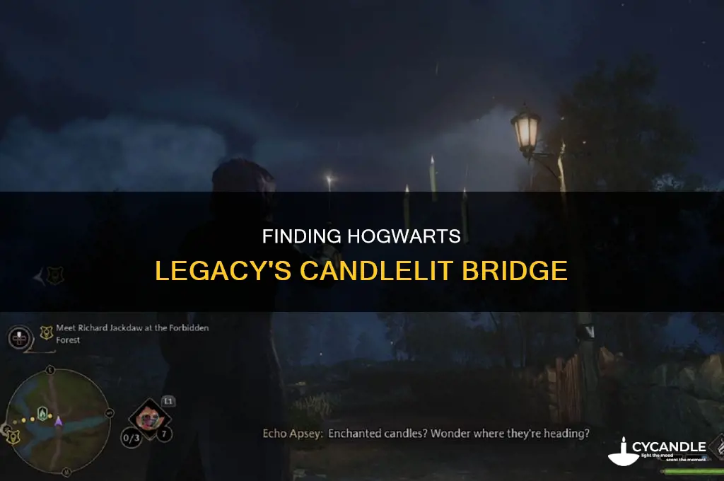 where is the bridge with candles hogwarts legacy