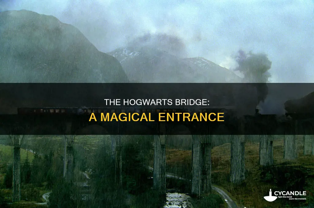 where is the bridge with floating candles hogwarts