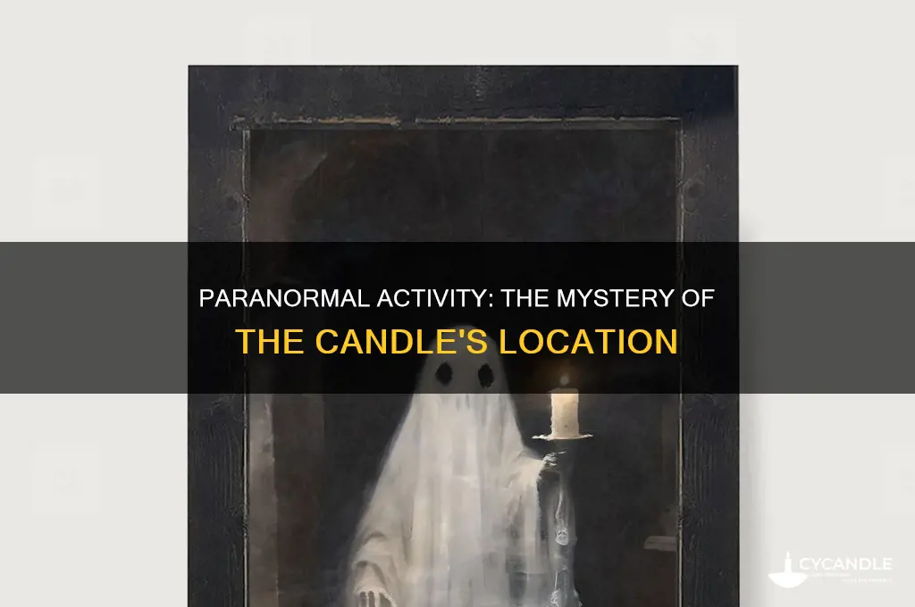 where is the candle in paranormal activity