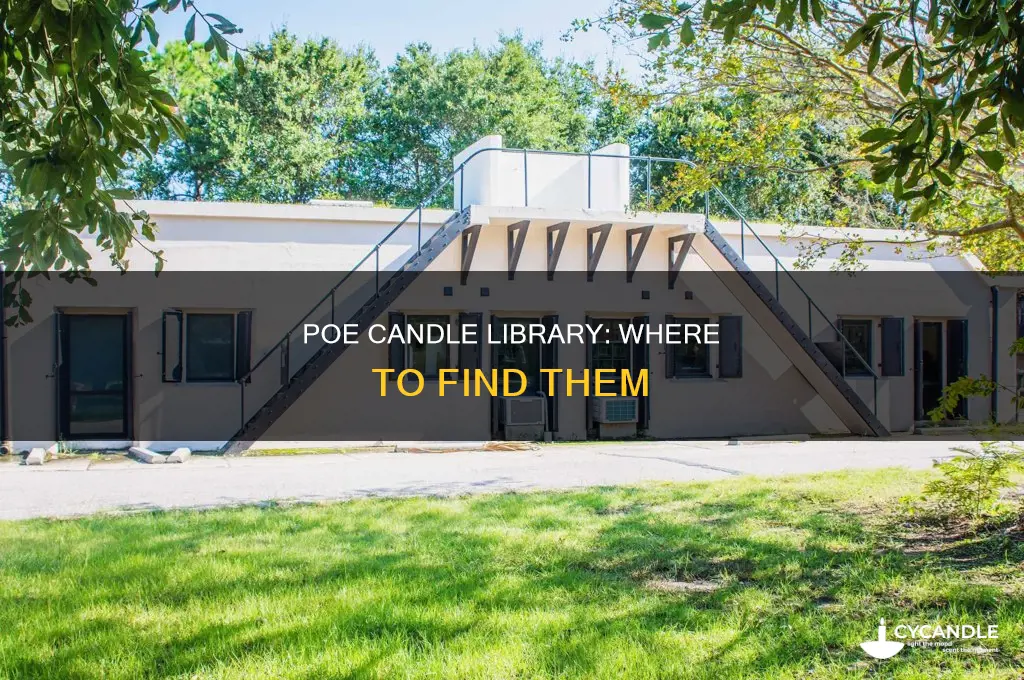 where is the candle poe librabry