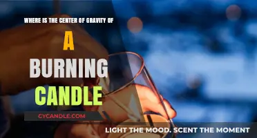 The Shifting Center of Gravity in a Burning Candle Explained