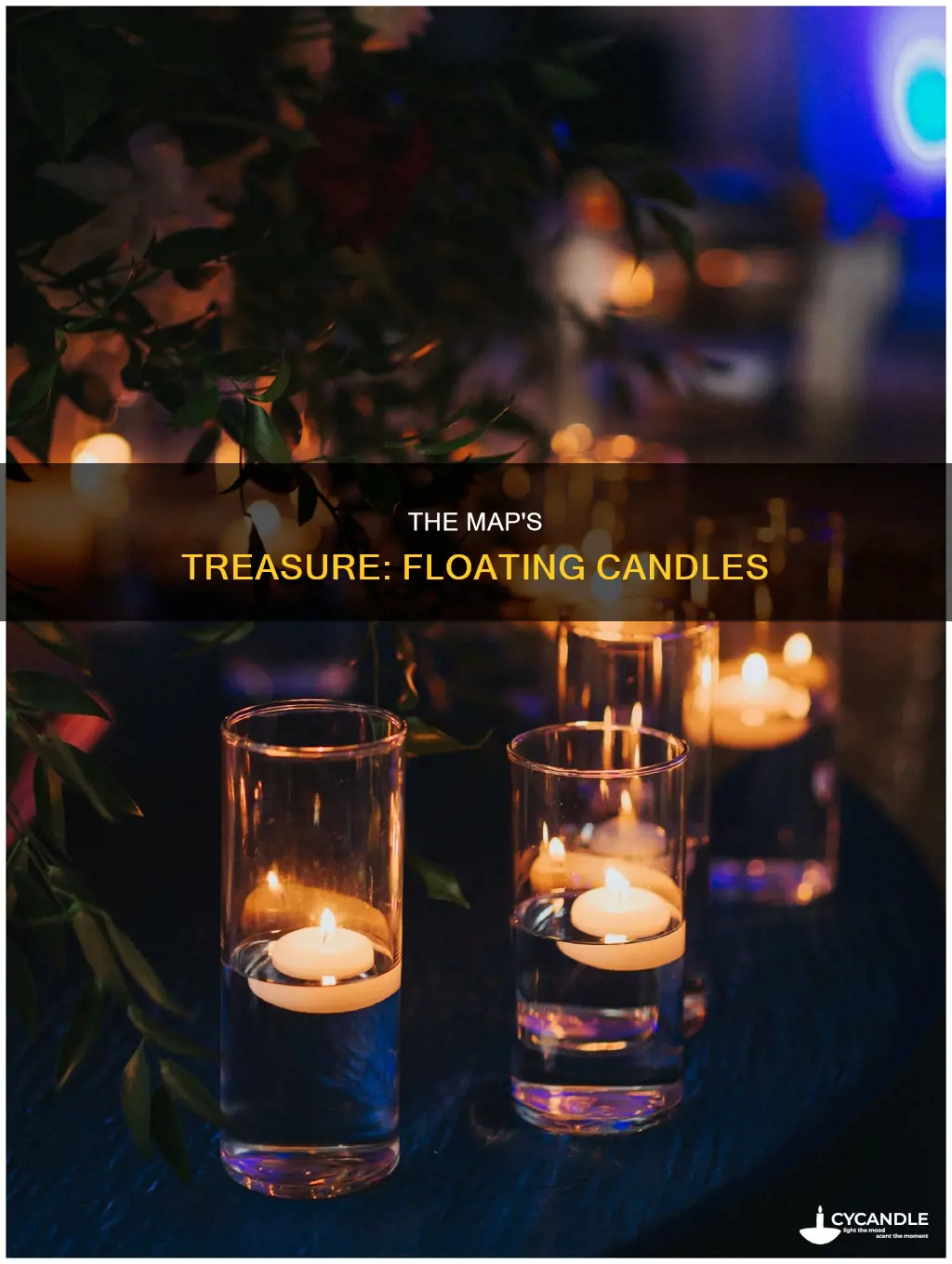 where is the map with the floating candles treasure