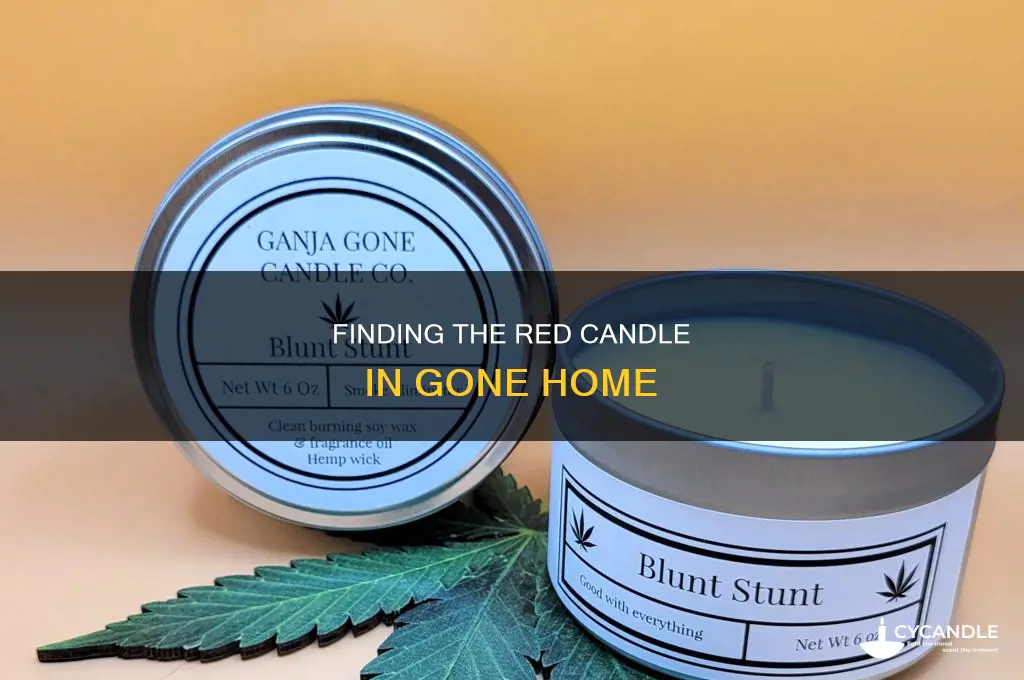 where is the red candle in gone home