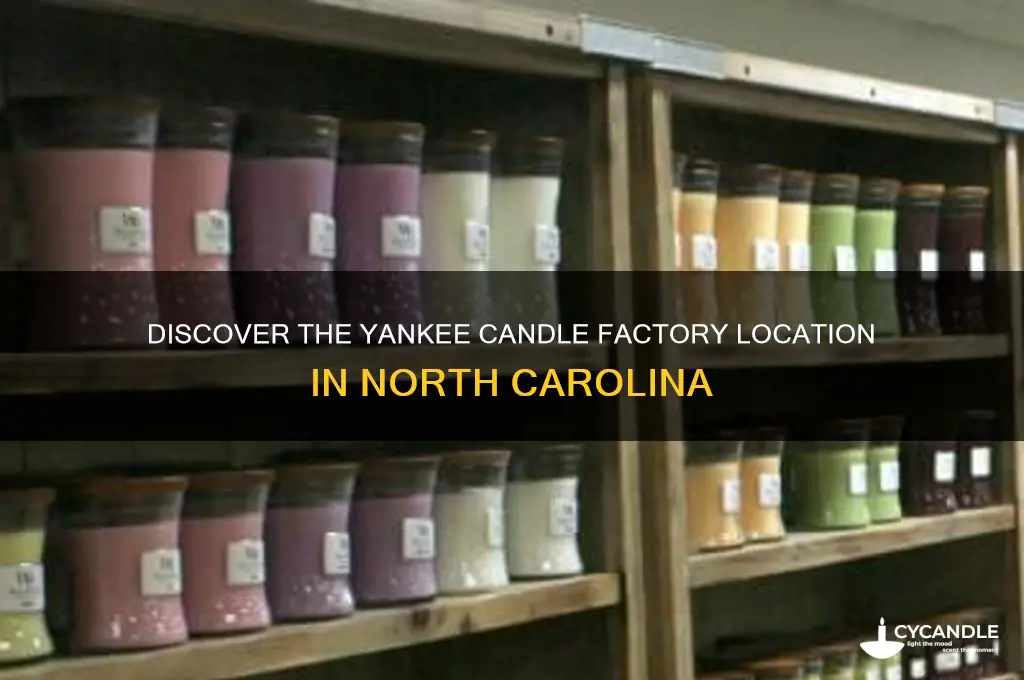 where is the yankee candle factory in north carolina