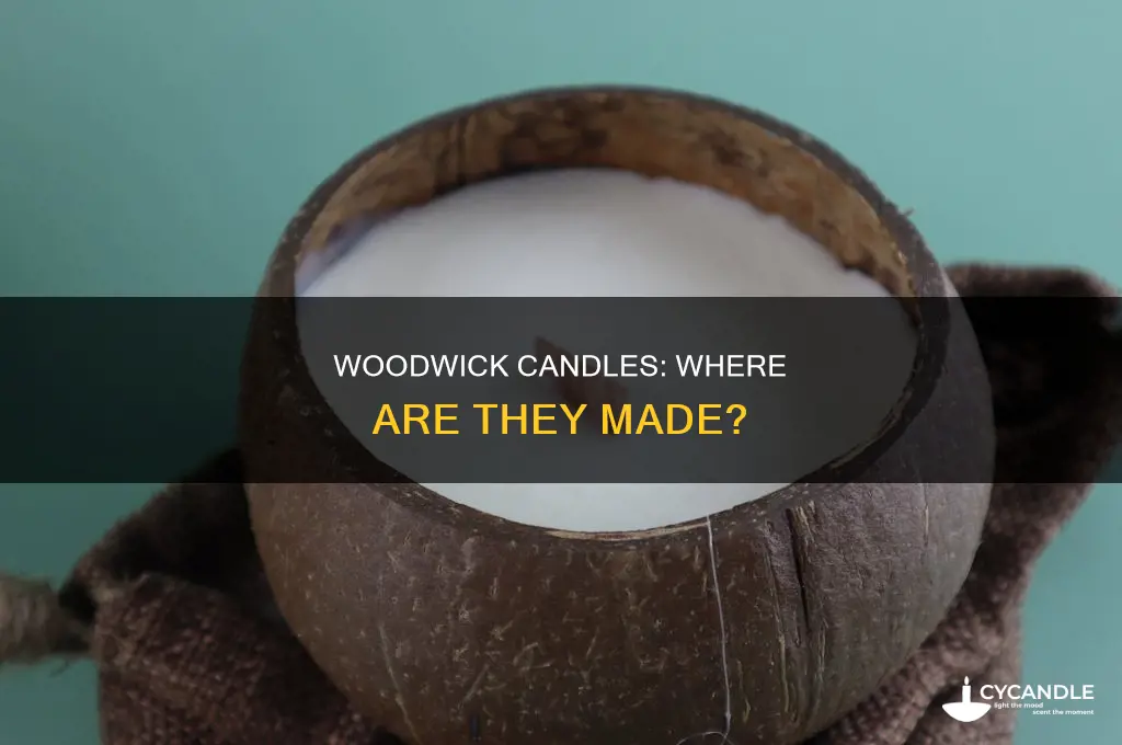 where is woodwick candles made