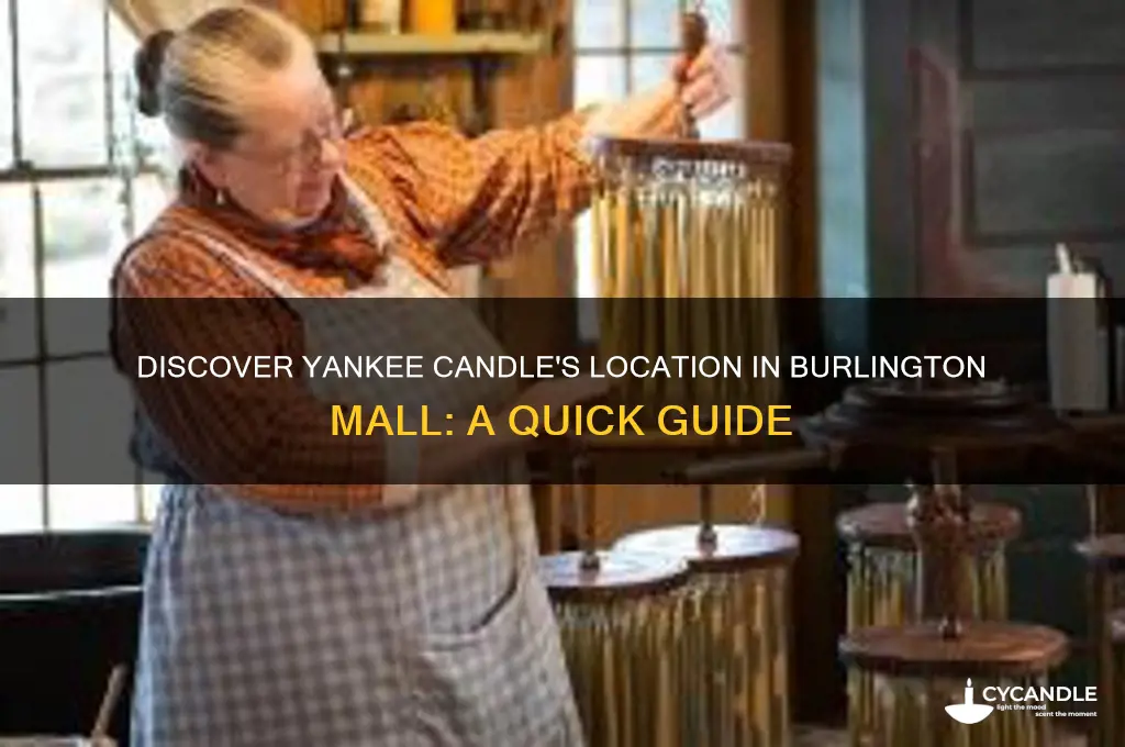 where is yankee candle in the burlington mall