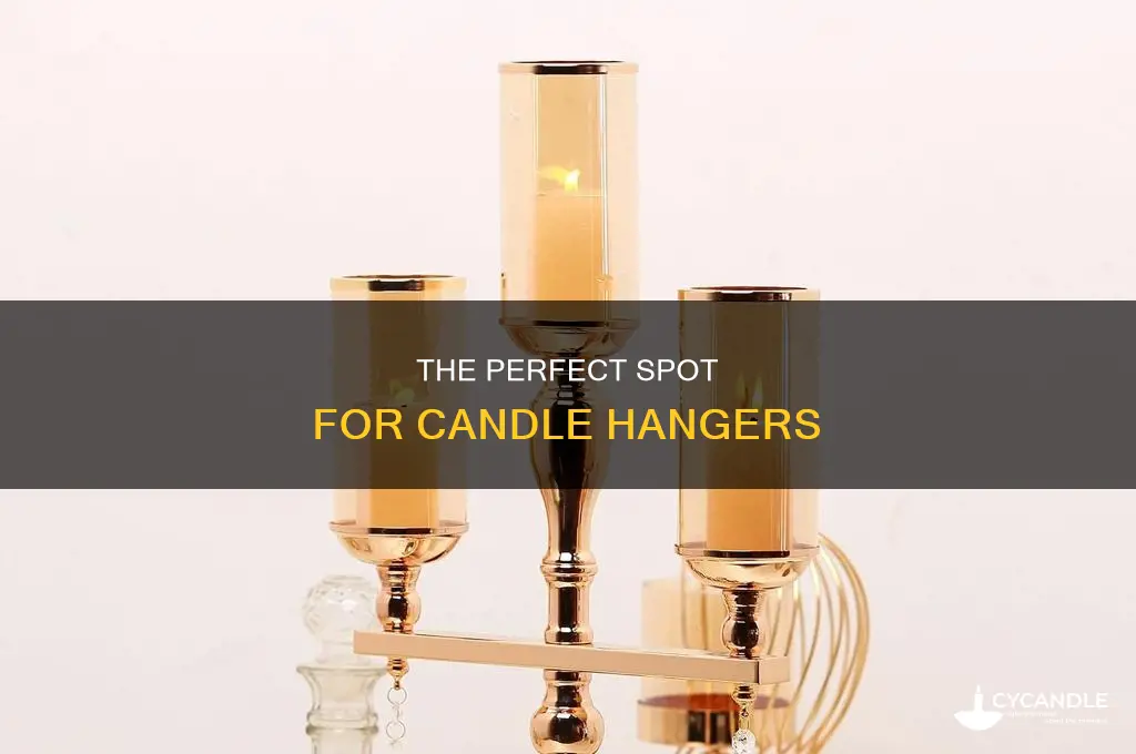 where should candle hangers be placed