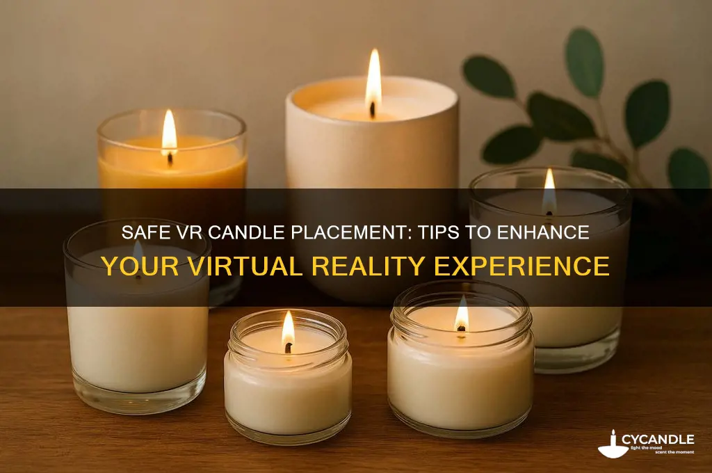 where should i put a candle when im playing vr
