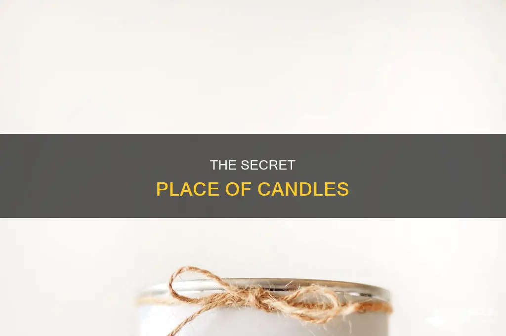 where the candles are kept