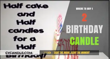 Best Places to Purchase Half Birthday Candles for Celebrations