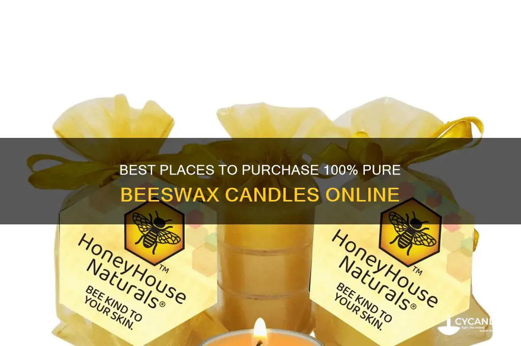 where to buy 100 beeswax candles