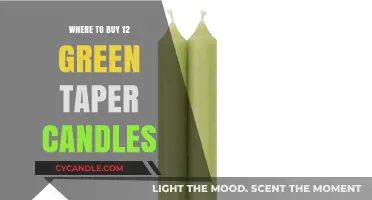 Best Places to Purchase 12 Green Taper Candles Online & In-Store