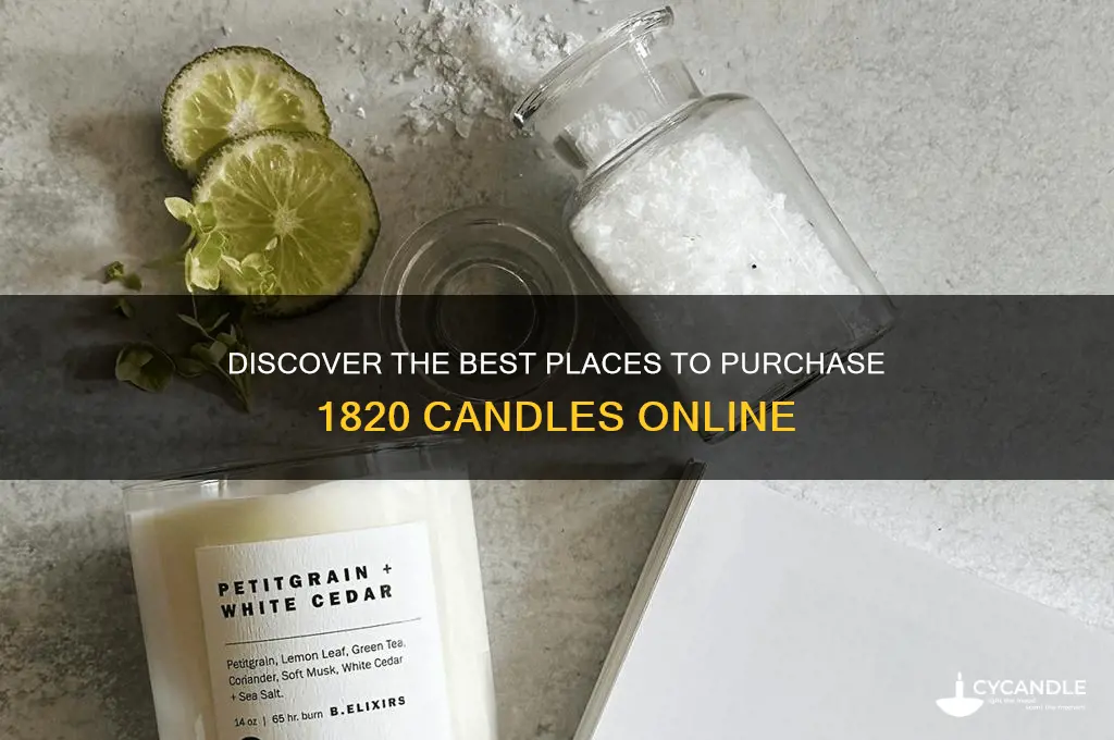 where to buy 1820 candles