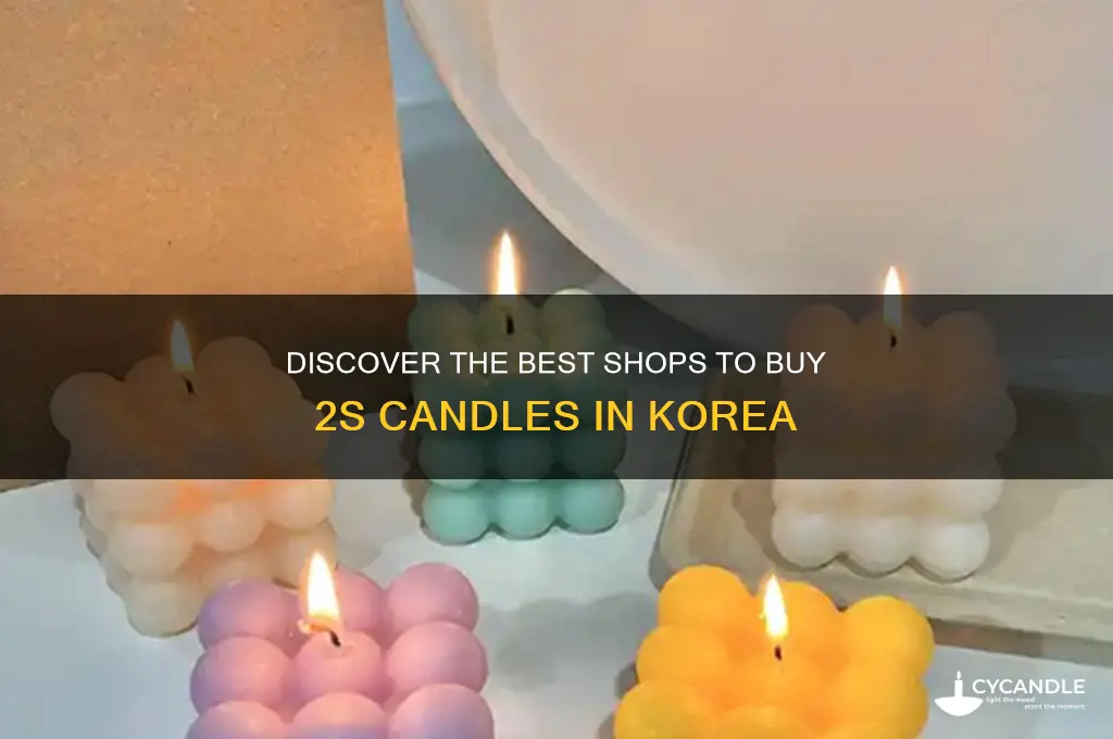 where to buy 2s candle in korea
