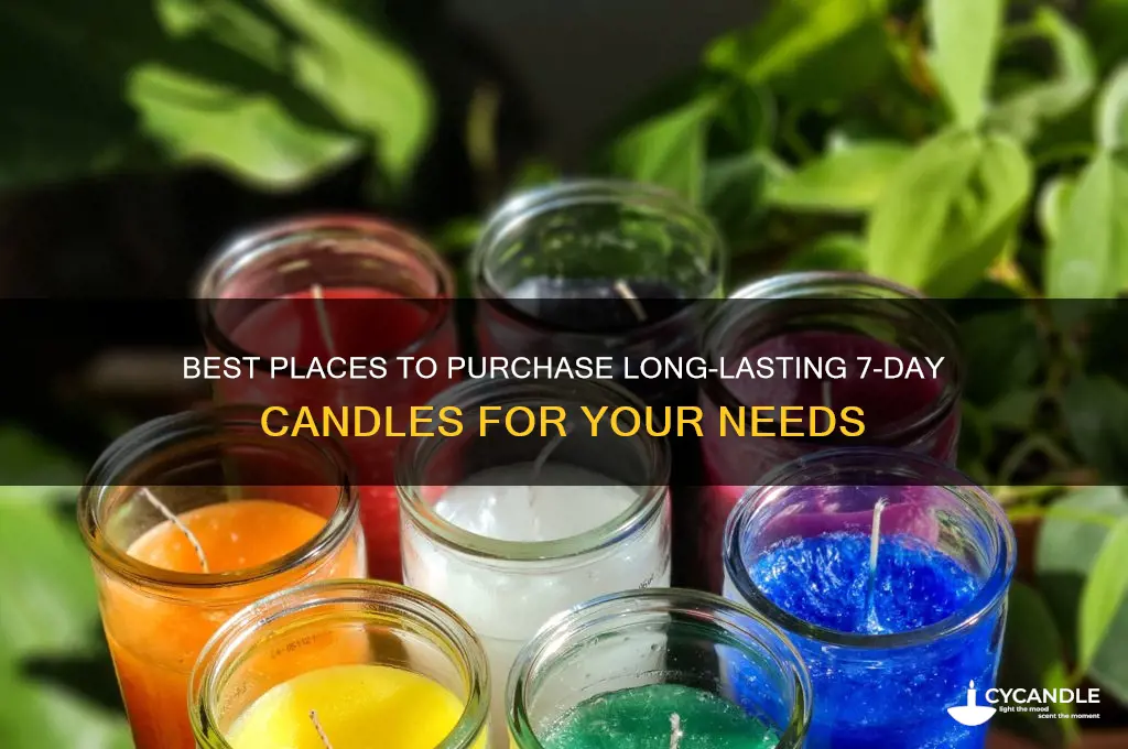 where to buy 7 day candle