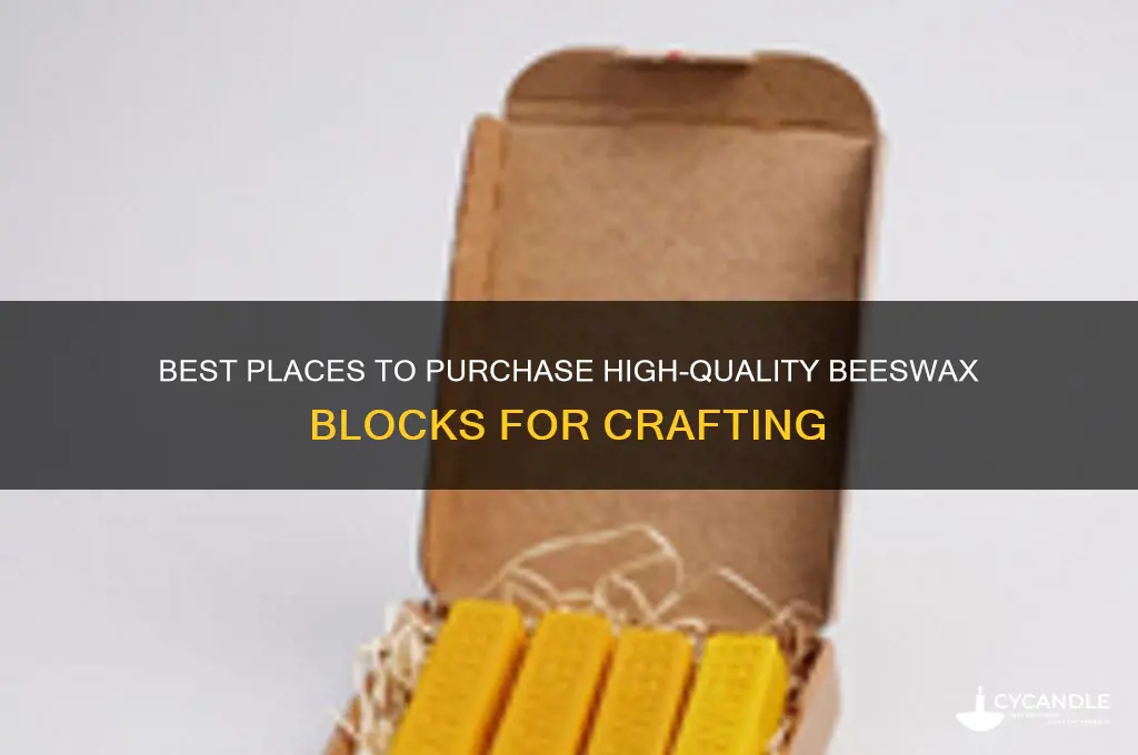 where to buy a block of beeswax