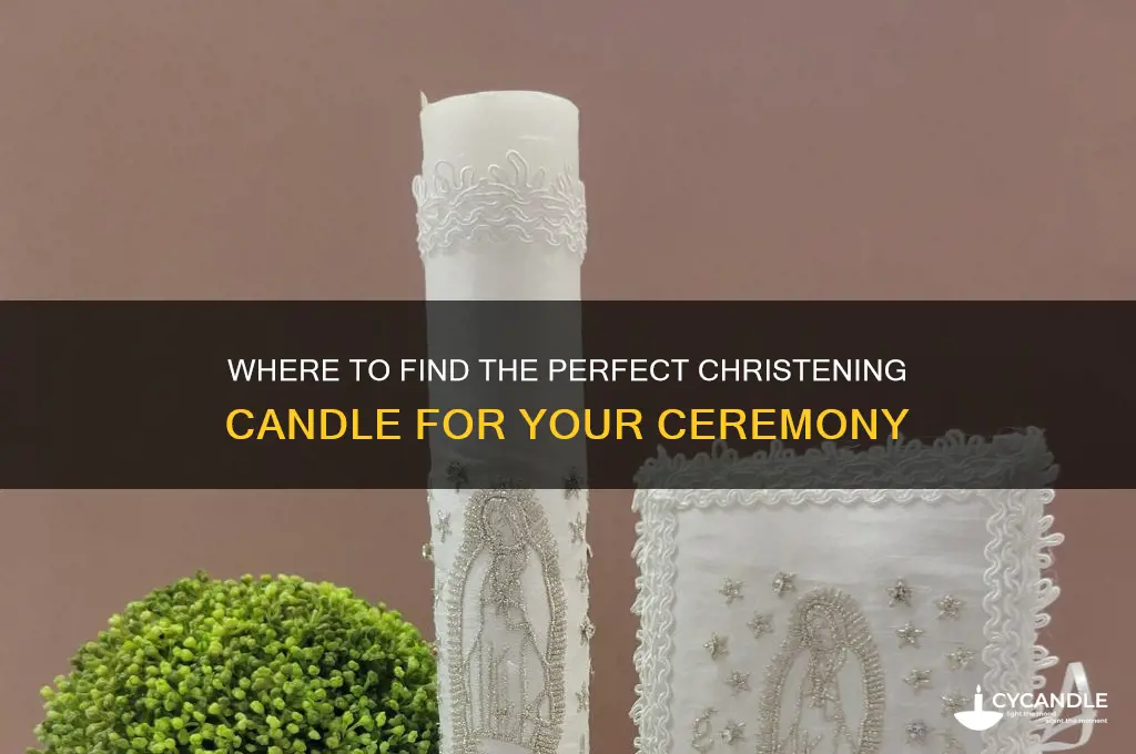 where to buy a christening candle