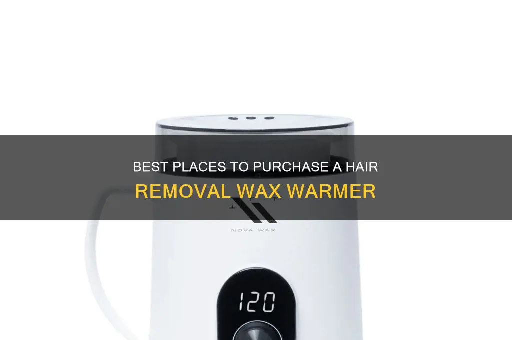 where to buy a hair removal wax warmer